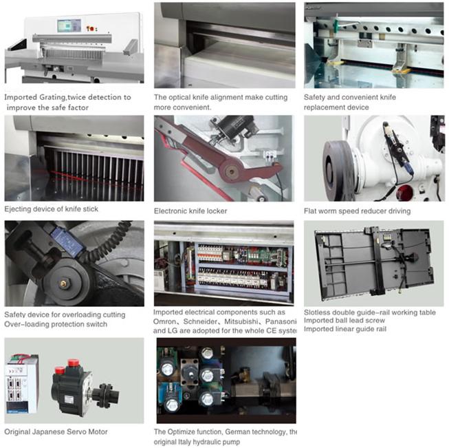 Handschneidemaschine, automatische Papierschneidemaschine-Maschine programmierbar