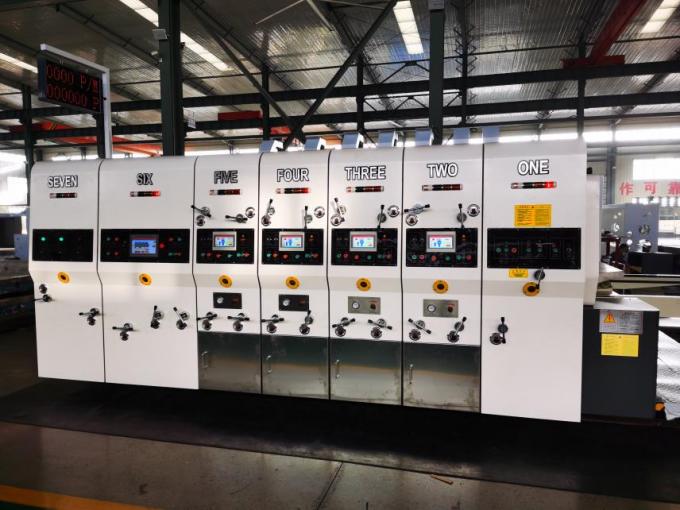 PRY-D1224 Hochgeschwindigkeits-Full-Automatische 4 Farben-Flexodruck-Slotting-Die-Schneidemaschine 3