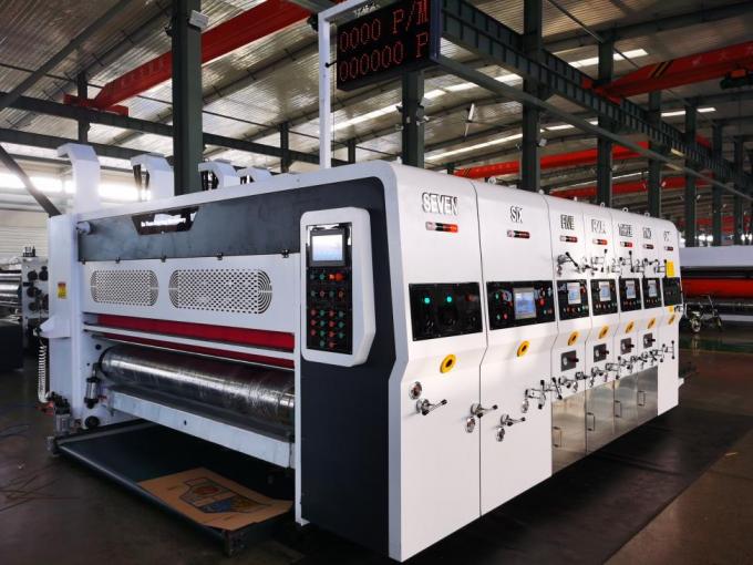 PRY-D1224 Hochgeschwindigkeits-Full-Automatische 4 Farben-Flexodruck-Slotting-Die-Schneidemaschine 6