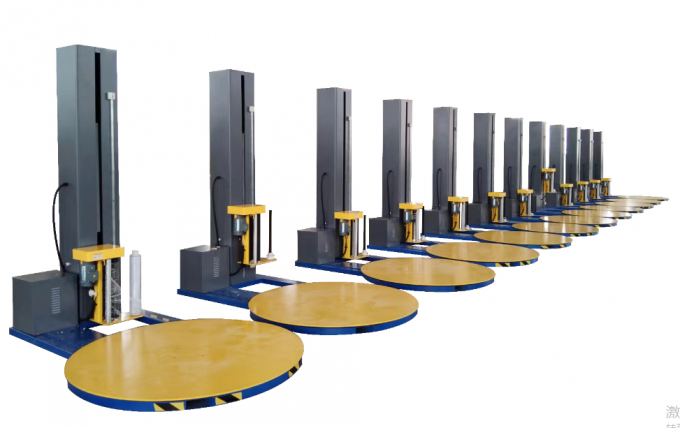 BL1650P Elektrische automatische Paletten-Stretch-Film-Walling-Maschine für Lebensmittel Getränke Textilien Rohstoff chemische Bekleidung 1