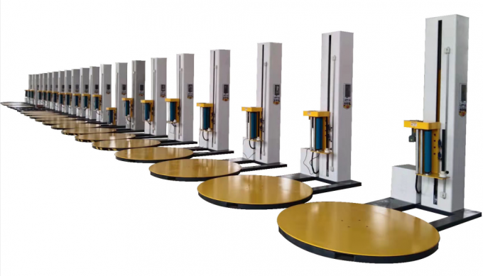 BL1650P Elektrische automatische Paletten-Stretch-Film-Walling-Maschine für Lebensmittel Getränke Textilien Rohstoff chemische Bekleidung 2