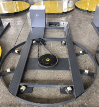 BL1650P Elektrische automatische Paletten-Stretch-Film-Walling-Maschine für Lebensmittel Getränke Textilien Rohstoff chemische Bekleidung 3