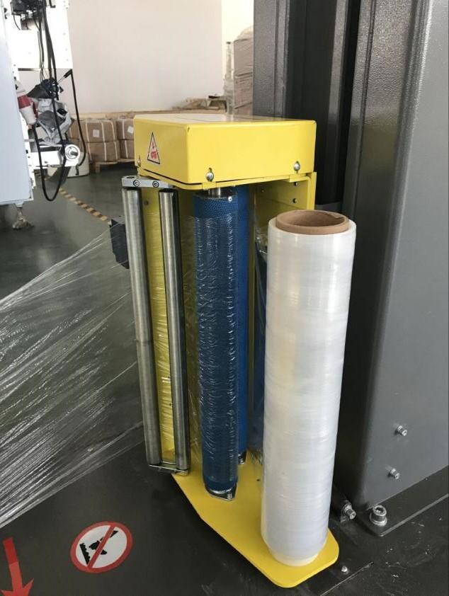 BL1650P Elektrische automatische Paletten-Stretch-Film-Walling-Maschine für Lebensmittel Getränke Textilien Rohstoff chemische Bekleidung 9