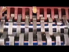 Doppelte Wellen, die Buch-starke Altpapier-Reißwolf-Maschine zerquetschen