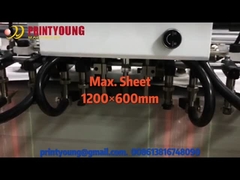 Vollautomatische quadratische untere Papiertüte PRY1260S-450, die Maschine herstellt