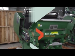 Ml Reihen-manuelles Papier-faltende und stempelschneidene Maschine