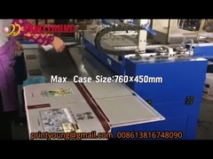 BSJ-450 Halbautomatische Notizbücher Tagebücher Hardcover Leere Blätter Ausgekleidete Blätter Fallmachmaschine