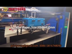 SGUV-1050 vollautomatische Wasserbasis UV-Beschichtungslackmaschine mit IR-Trockner