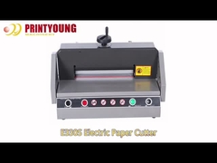E330S Kleingröße Doppelleitmaschine Elektrische Schreibtischpapierschneidermaschine