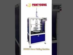 NZ4820 Servo-D-förmige runde Box-Mund nach innen gefaltete Maschine