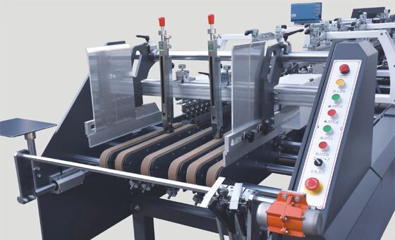 ZH-600G 700G 800G Automatic Feeding Folder Gluer Box Forming Machine with Crash Lock Bottom