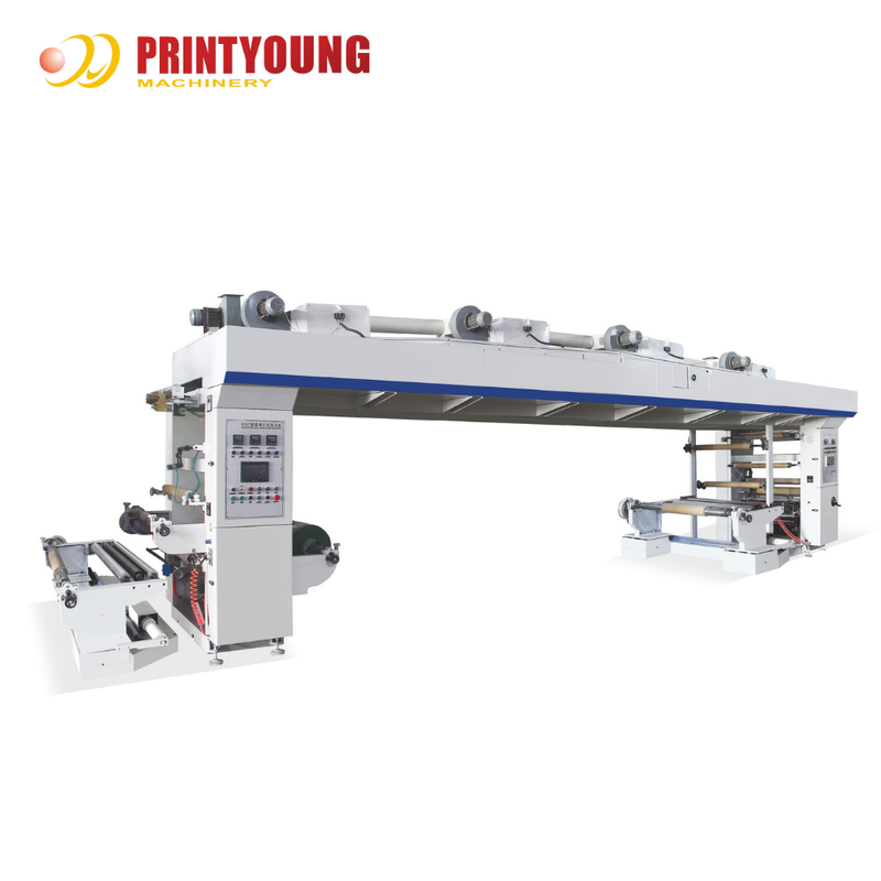 PRY-1300 Automatic Electric Dry Method Film Laminating Machine with PLC Control 3 Motors High Productivity 180m/min
