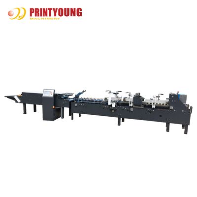 ZH-600G 700G 800G Automatische Zuführungspapier Gluer Box Formierung Maschine mit Crash Lock Boden