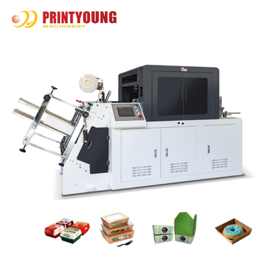 PRY-800 Vollservo-Automatische 380V Hochgeschwindigkeits-Papierkühl- und Kartonformmaschine 60-200 Stück/Min