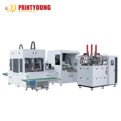 PRY-CS620B Automatische Hochgeschwindigkeits-Hartschachtelmaschine für Karton/Papier 380V 48 Stück/Min 1 Jahr Garantie